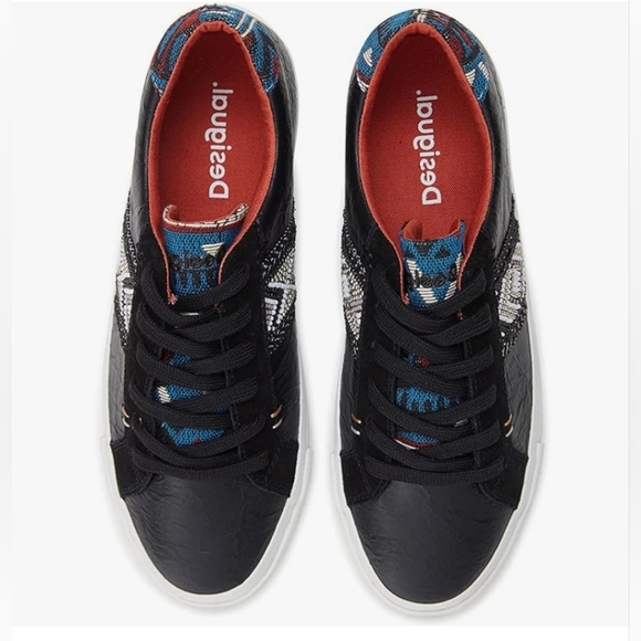 Desigual Shoes - Desigual Vibrant Multicolor Sneakers